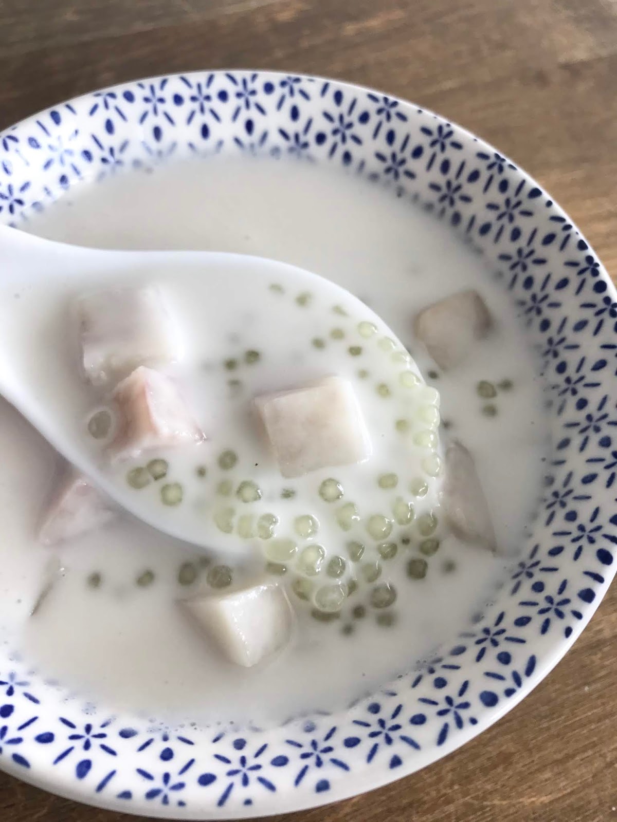Once upon a cook Taro Sago in Coconut Milk 芋頭椰汁西米露