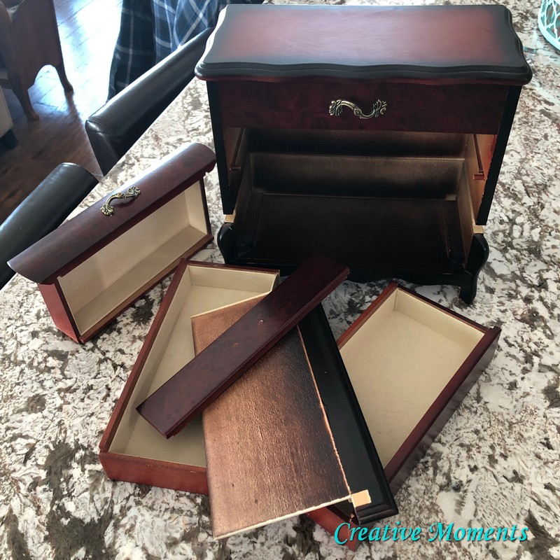 Navy Blue Jewelry Box