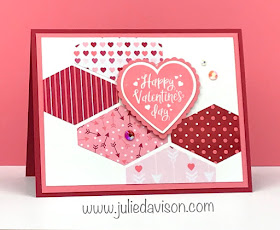 Stampin' Up! From the Heart Valentine's Day Card ~ 2020 Spring Mini Catalog ~ www.juliedavison.com