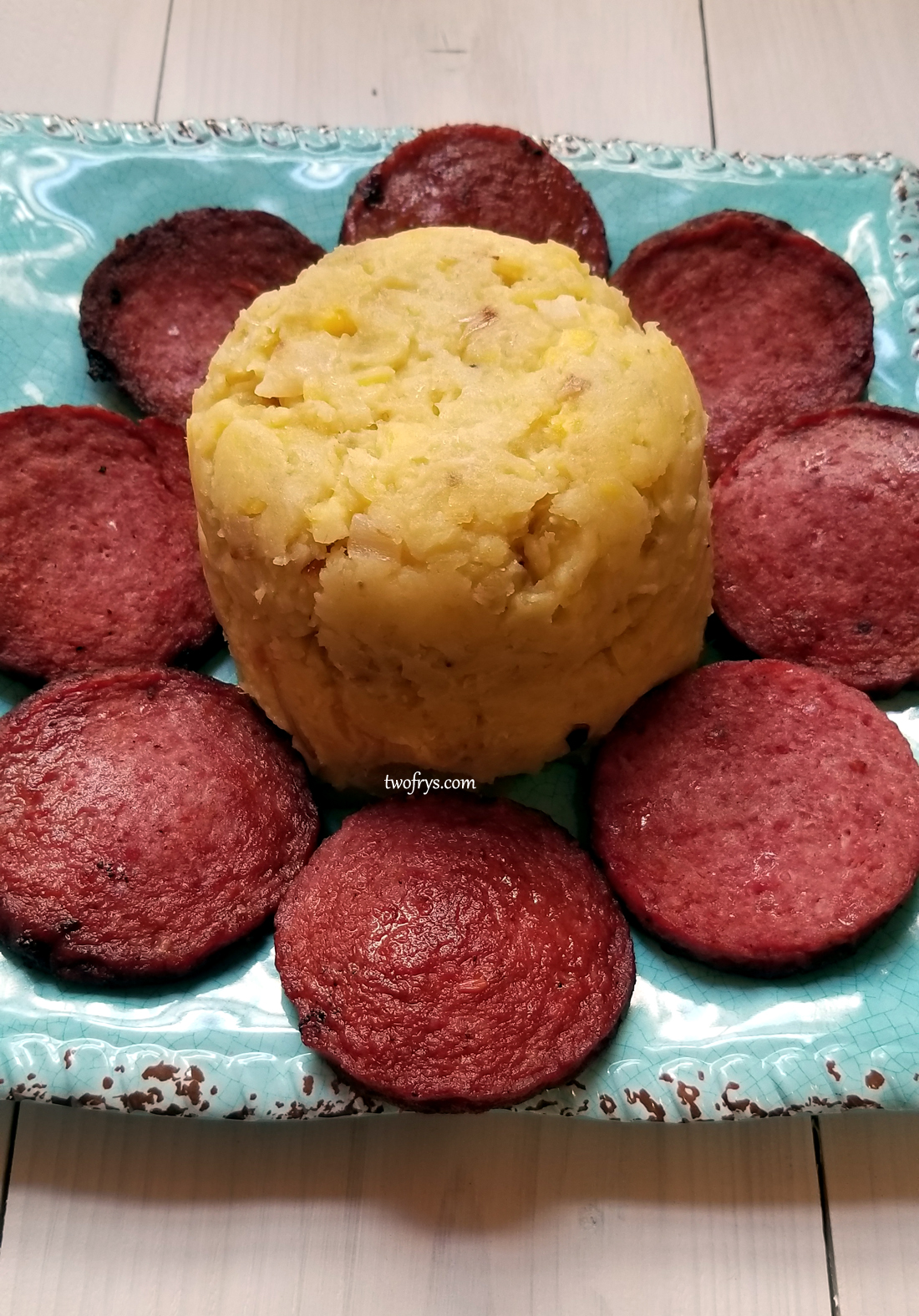 Two Frys Mangu with Men Pa'w Umami