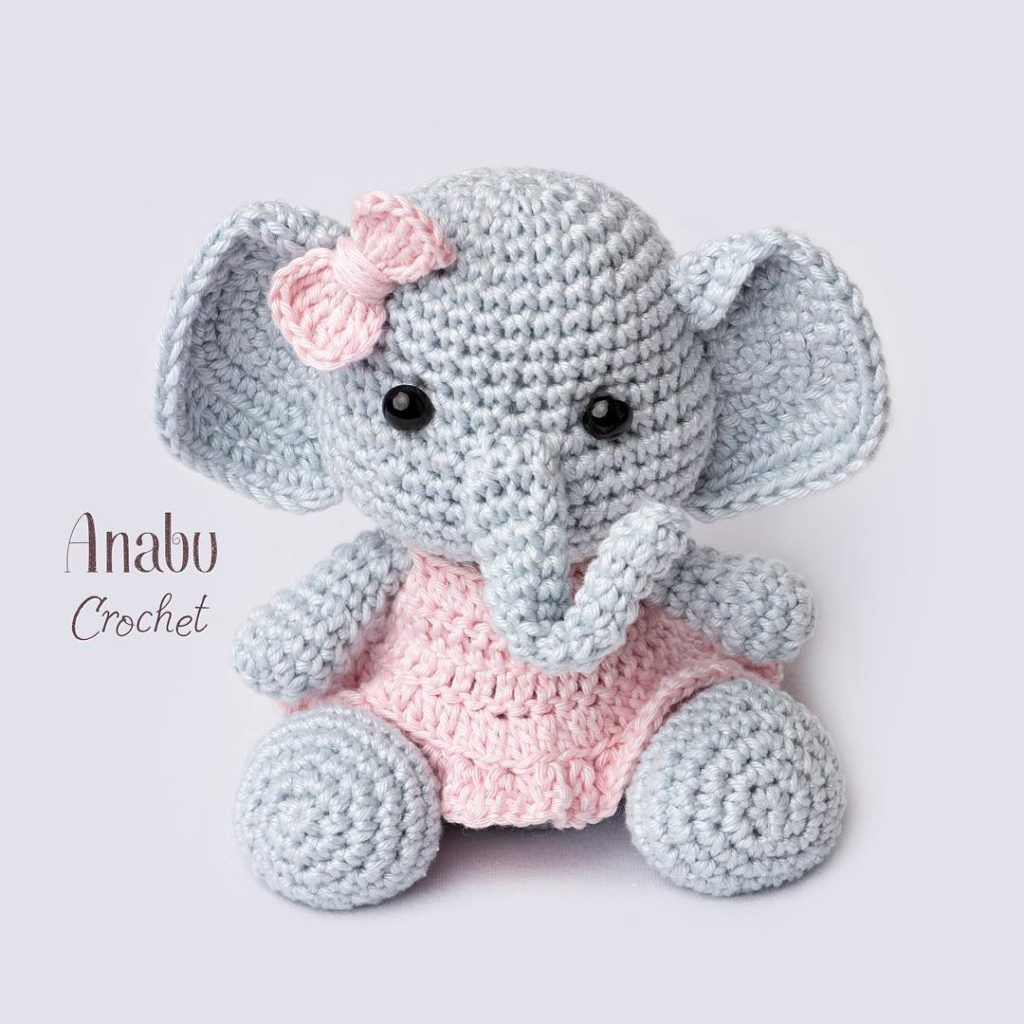 Amigurumi Elephant Free Crochet Pattern - Crochet Pattern Free
