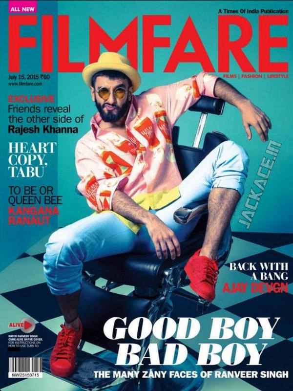 Ranveer Singh Looking Hot On The Cover Of Filmfare