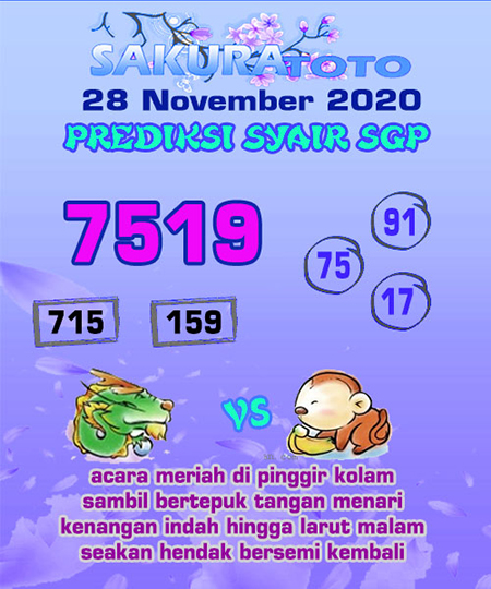 Syair Sakuratoto Sgp Archives Prediksi Master Togel Hari Ini Singapura Hongkong Sidney Jp