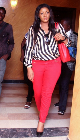 Who Wears What N Where: Omotola Jalade Dazzles in Congo