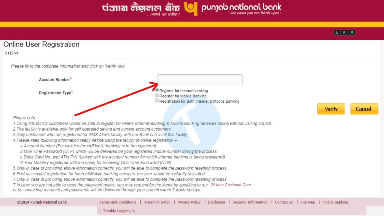 PNB Net Banking Login, Registration & Use - Full Guide 2 pnb net banking registration