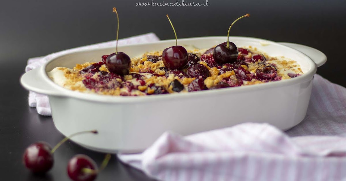 Tiramisù alle ciliegie e zabaione con amaretti Kucina di Kiara