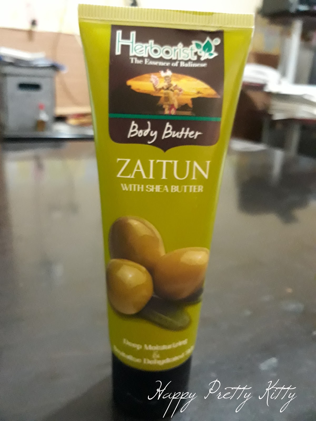 Happy Pretty Kitty Review Herborist Body Butter Zaitun