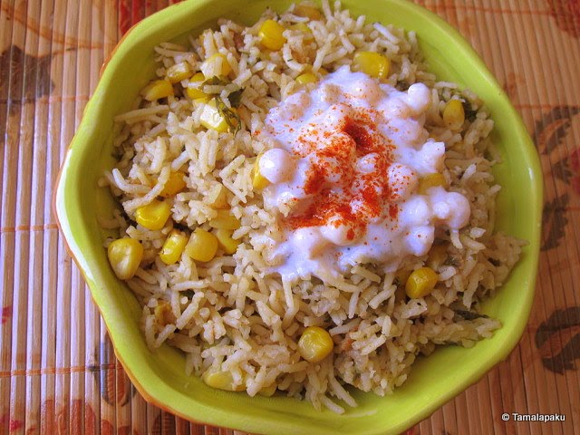 Methi-Corn Pulao