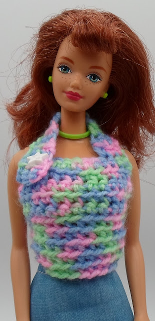 crochet barbie top