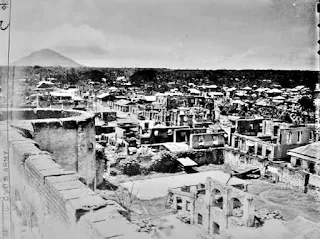 Destroyed houses in Lipa