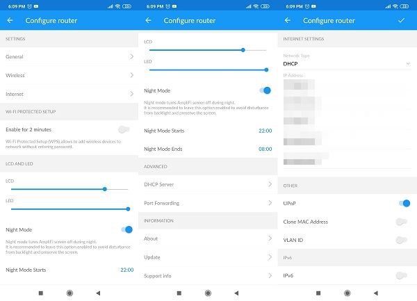 Paramètres du routeur instantané AmpliFi