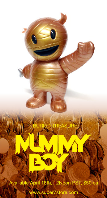 Buried Treasure Mummy Boy Vinyl Figure by Super7