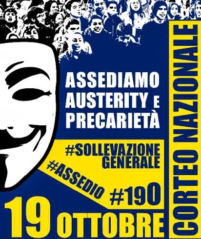 19 ottobre. Assedio all'austerity