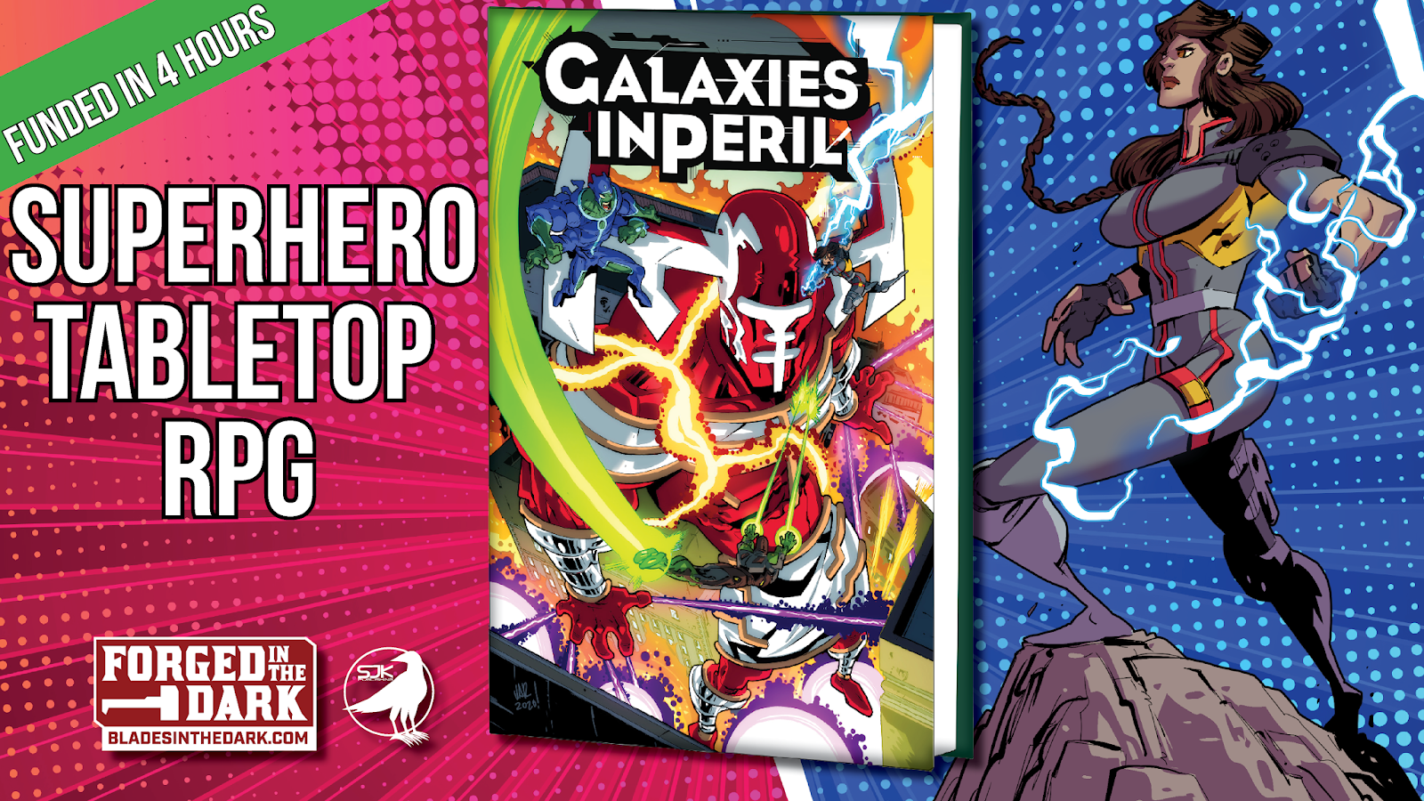 Galaxies in Peril A New Superhero Tabletop RPG Samjoko Publishing
