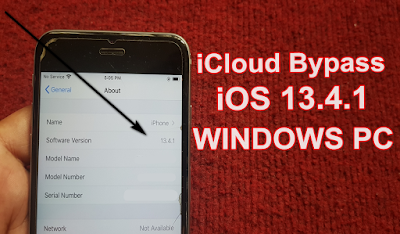 Windows Pc iOS 13.4.1 iCloud BypassiCloud iD Unlock Full Access itunes & 3u Tool Sync Media.