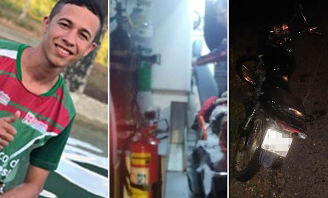 Jovem tem perna decepada em acidente com moto no município de Capim Grosso
