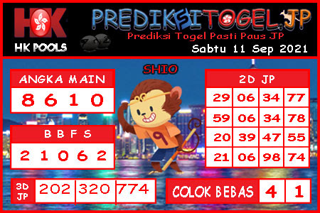 Prediksi Togel Hongkong HK Sabtu 11 September 2021