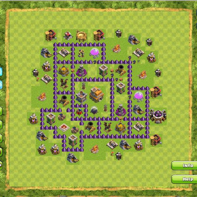 Base Clash of Clans Town Hall 7