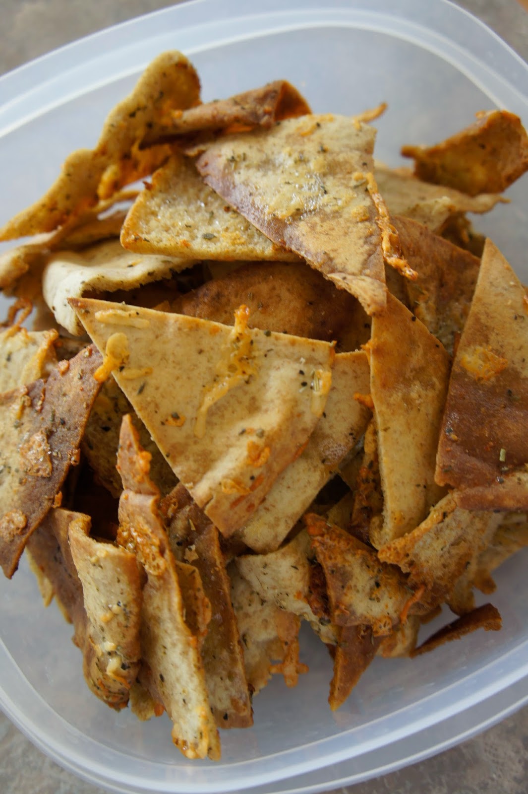 Savory Sweet and Satisfying Homemade Seasoned Pita Chips