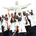 First ever refugee team ascend  Rio's Christ statue