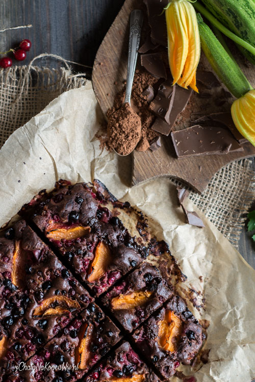 ciasto czekoladowe z cukinią przepis na ciasto z cukinii