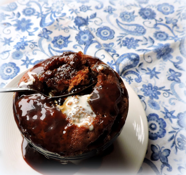 Sticky Toffee Pudding Cake for One