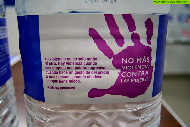 Aguas de La Palma S.A. se une a las instituciones públicas y a las asociaciones de igualdad de la Isla para rechazar la violencia de género