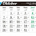 Hari Peringatan di Bulan Oktober 2019