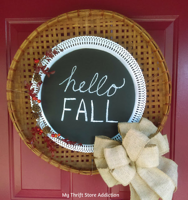 vintage farmhouse fall wreath