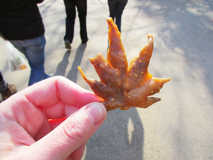 THE DEEPFRIED MAPLE LEAF SNACKS OF JAPAN So Today I...