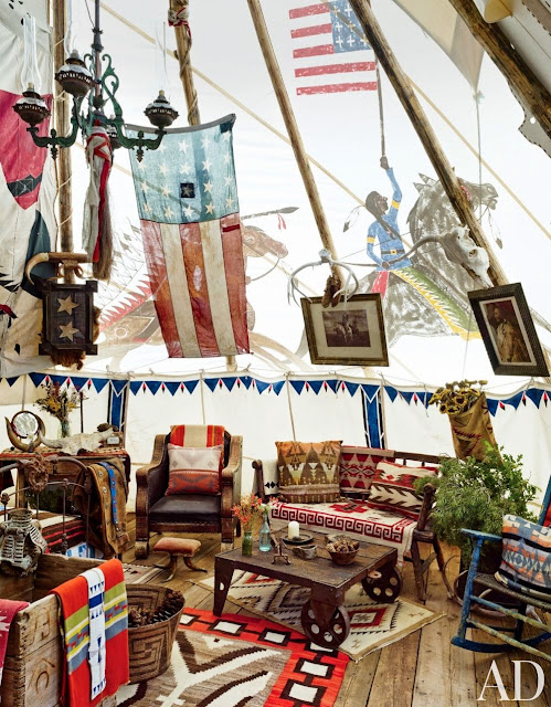 DECORACION: La casa rústica de Ralph Lauren en Colorado. - La Musa