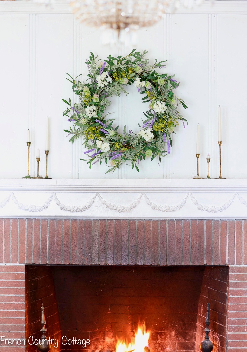 French Market Floral Wreath with Balsam Hill