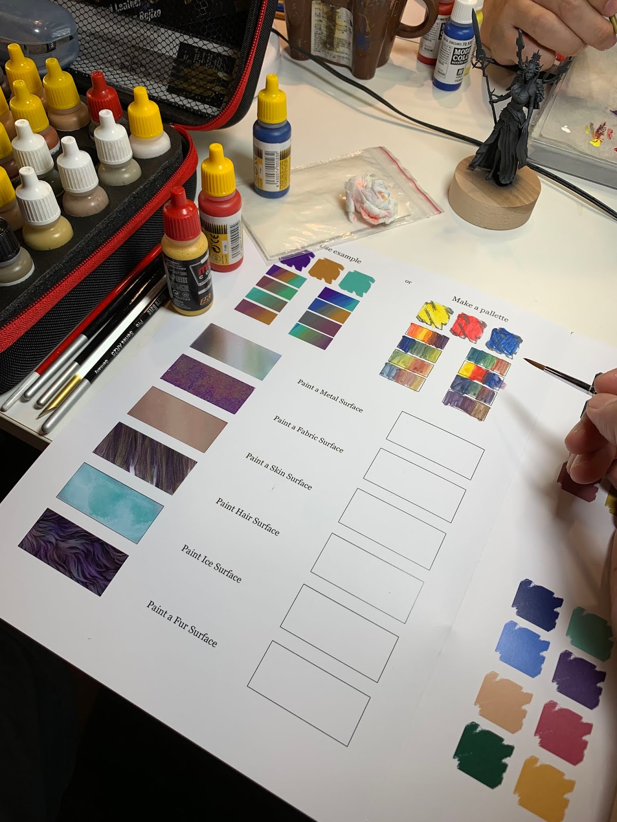 Miniature painting class by Craftworld Studio