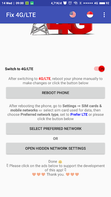 Fix 4G LTE