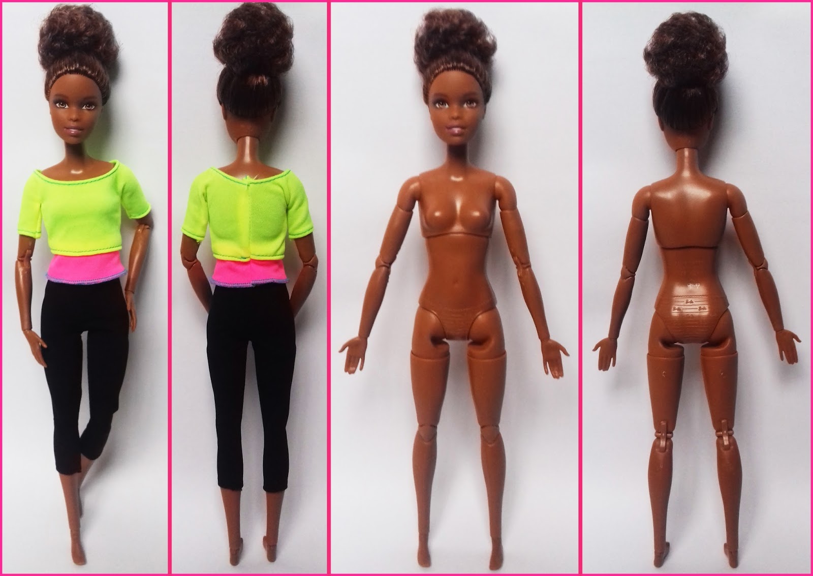 barbie made to move green top