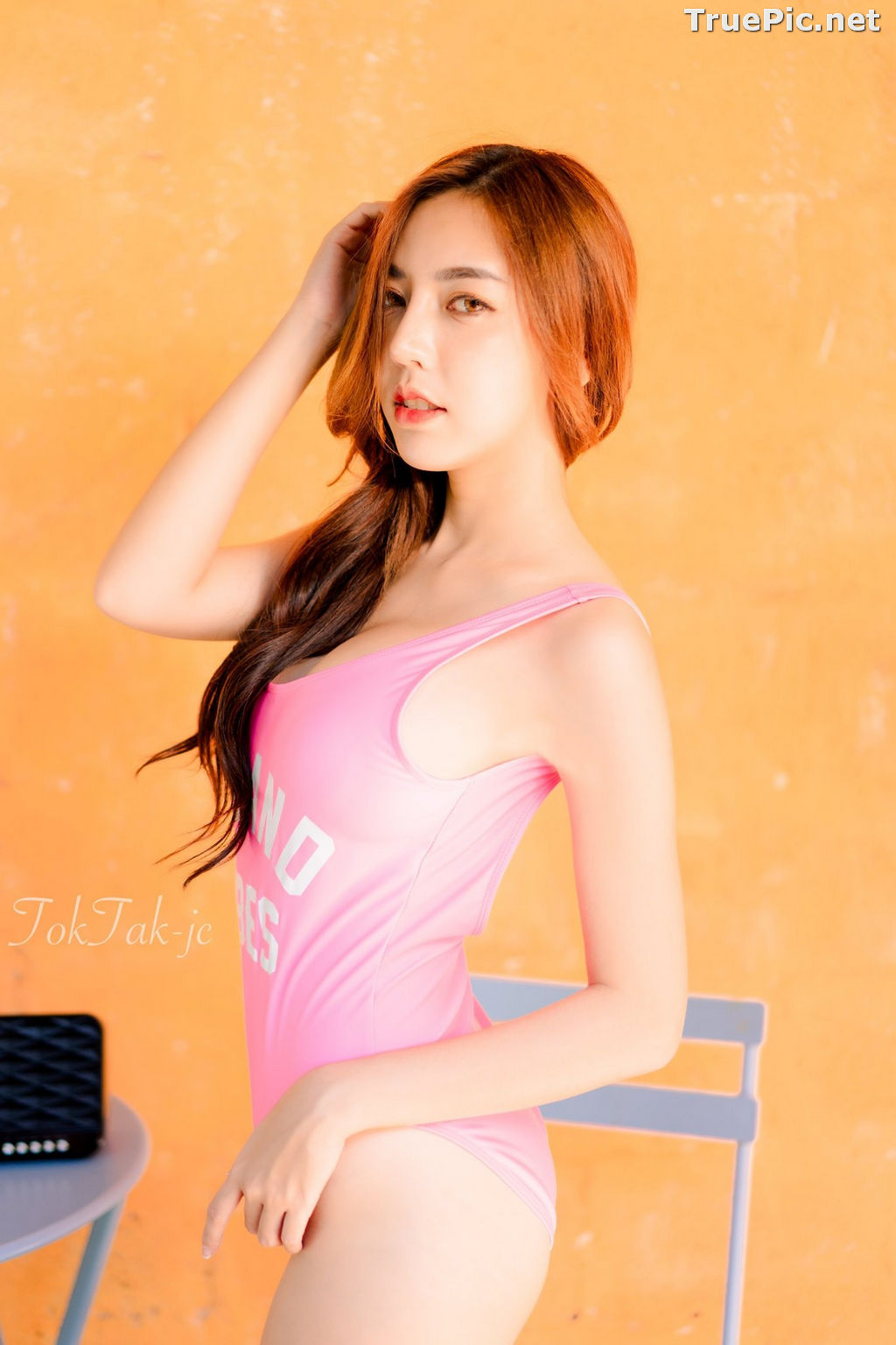 Image Thailand Model - Champ Phawida - Let's Swim With Pink Monokini - TruePic.net - Picture-11