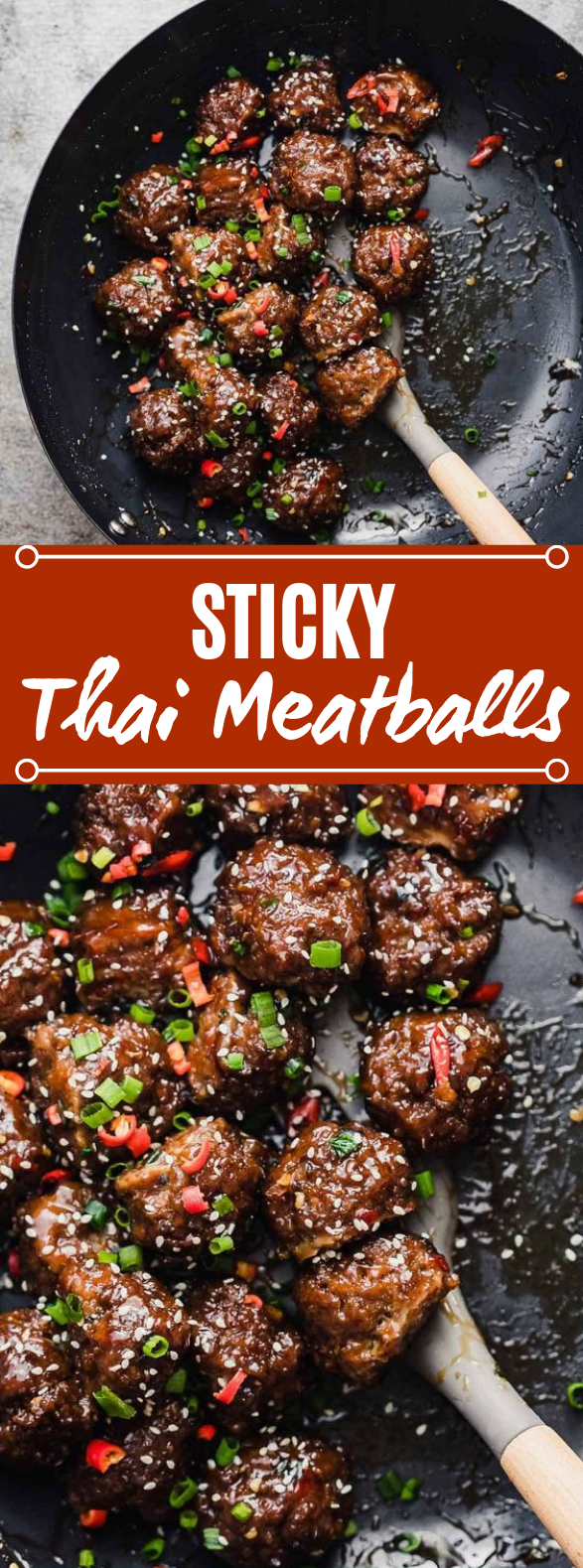 Sticky Thai Meatballs #appetizers #meatballs