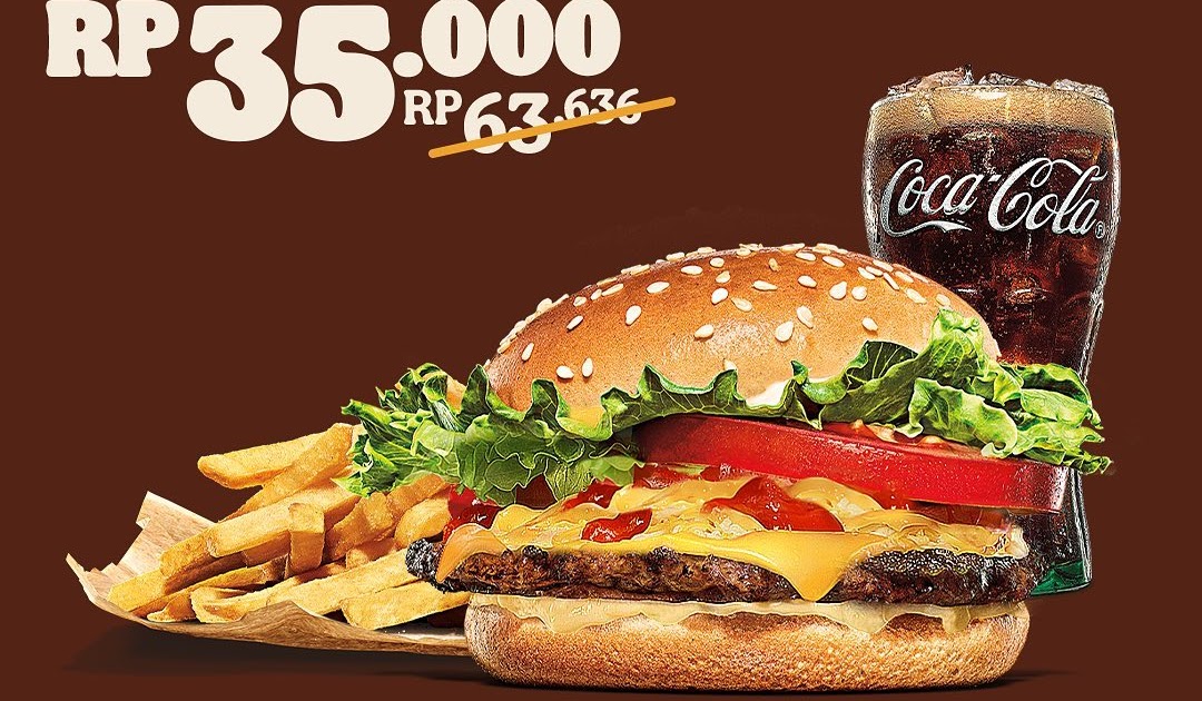 Kupon BURGER KING Diskon Hemat 50 September 2021 scanharga