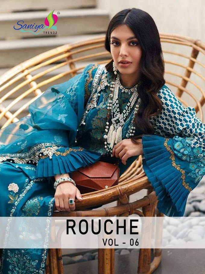 Pakistani Suits wholesaler | Saniya Trendz Rouche vol 6 