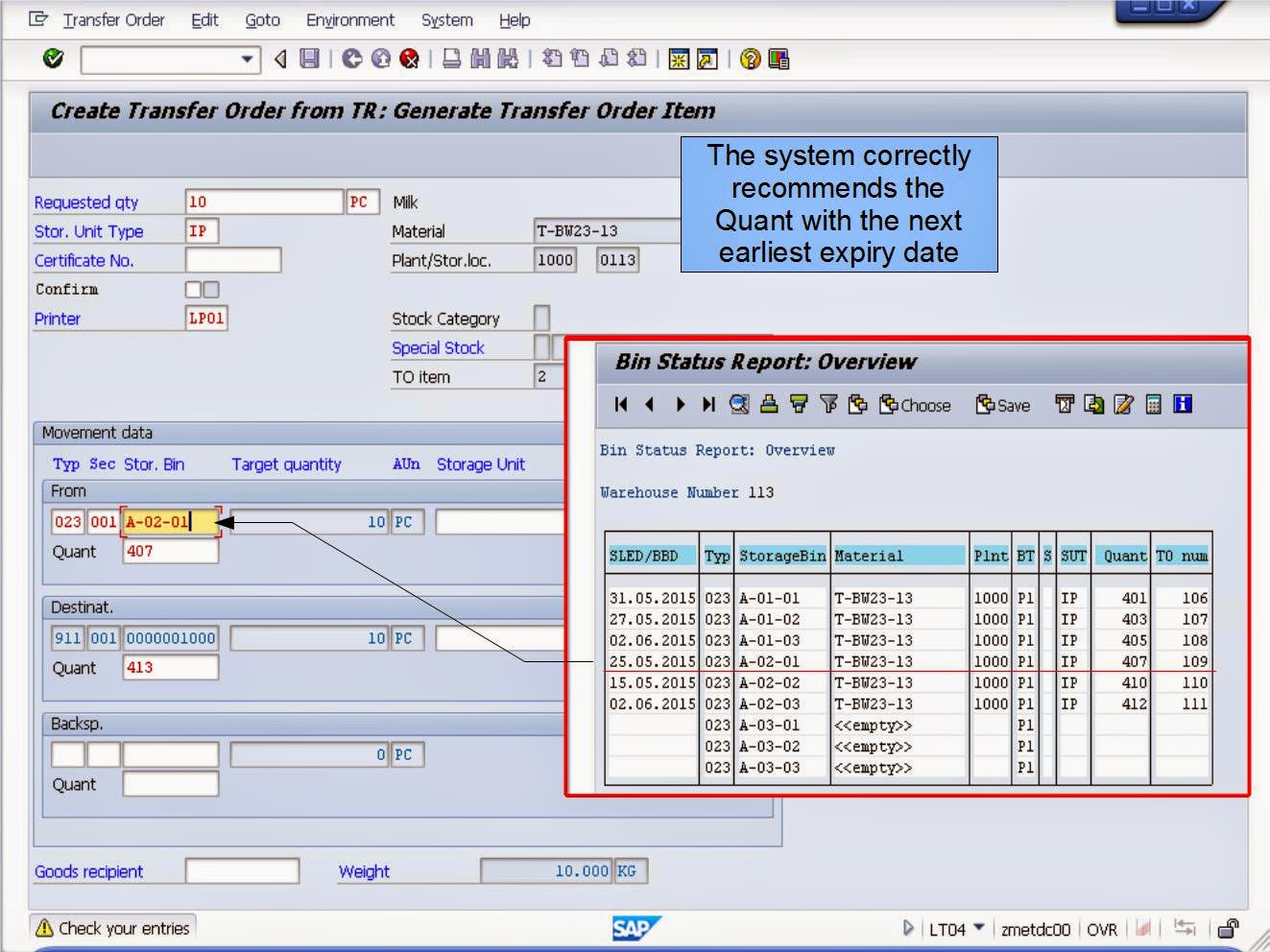 青蛙SAP分享 Froggy's SAP sharing WMS Removal Strategy Shelf Life