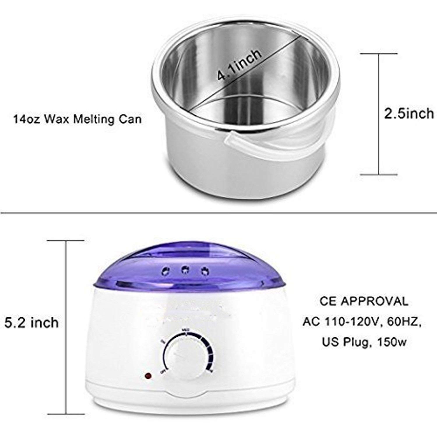 Pro Wax 100 Warmer, Warmer Hot Wax Heater for Hard, Strip and Paraffin