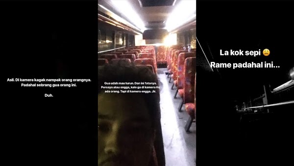 Viral! Pria Ini Naik Bus Hantu Cikampek-Bandung, Penumpangnya Pucat dan Tak Nampak di Kamera