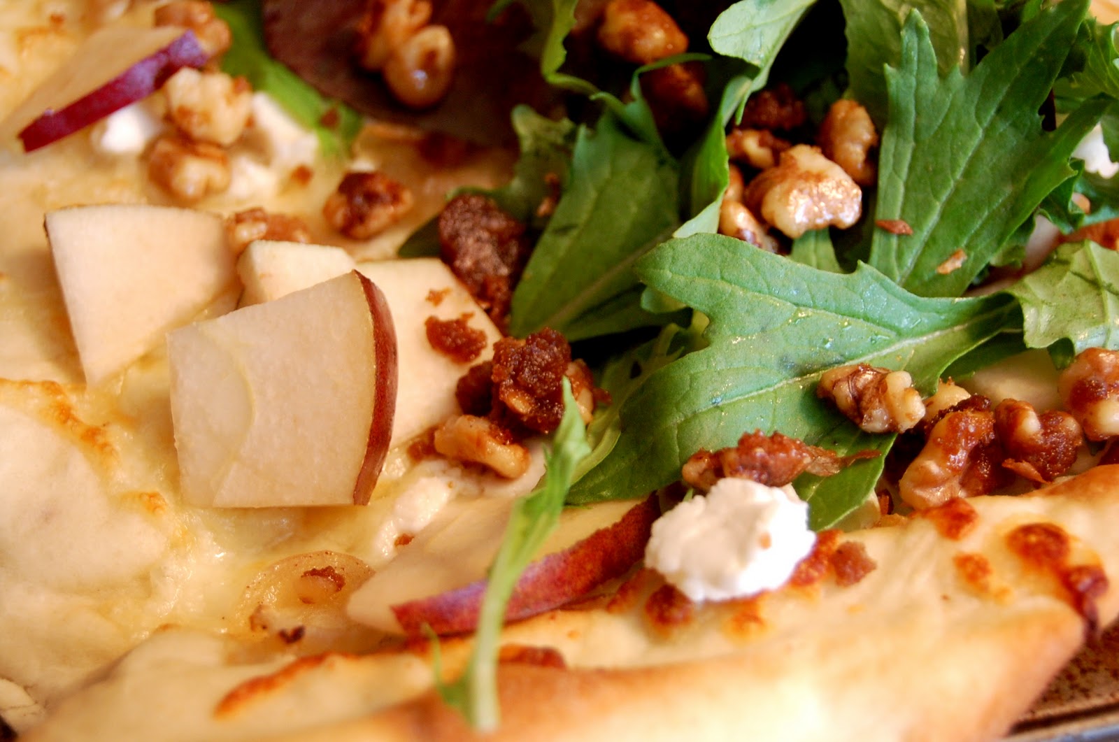 PromiseMe2....and A Lot About Food! Walnut, Pear and Goat Cheese Pizza