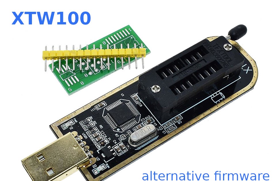 Alternative firmware for XTW100 Programmer · One Transistor