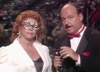 WWE / WWF Saturday Night's Main Event 1 (1985) - Mean Gene interviews the old Fabulous Moolah