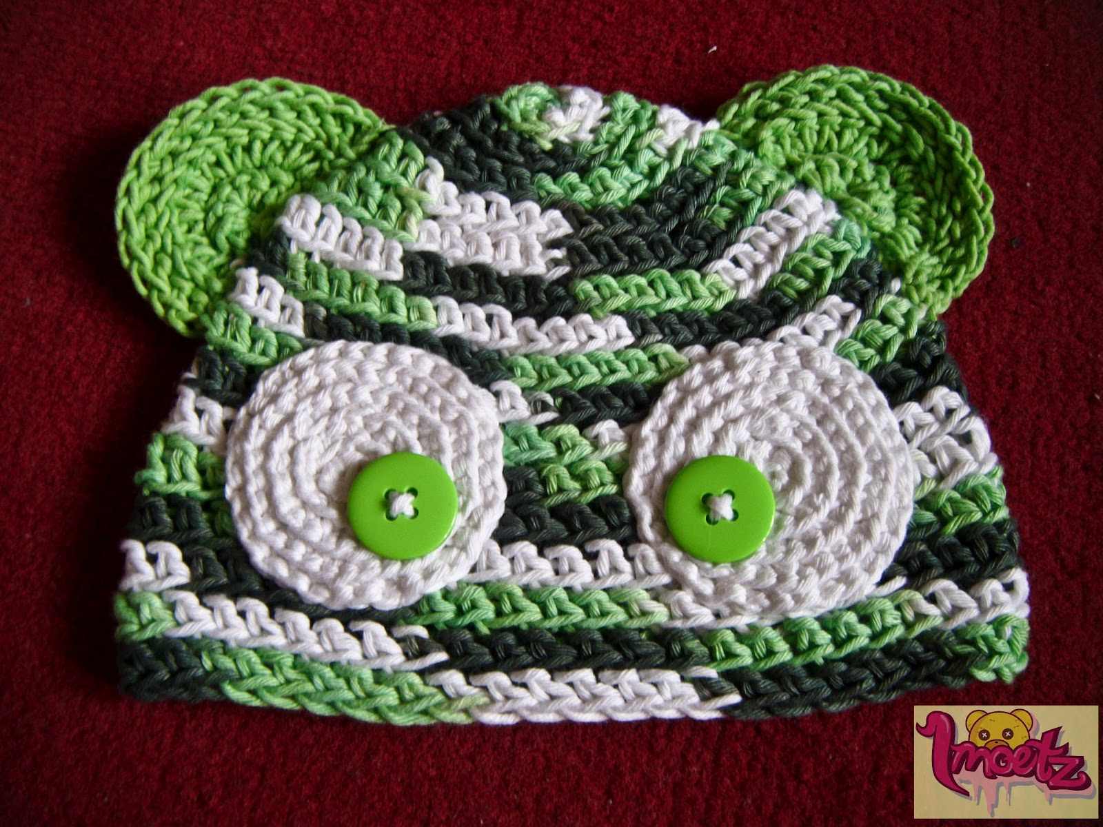 moshi..moshi.. crochet! baby panda hat