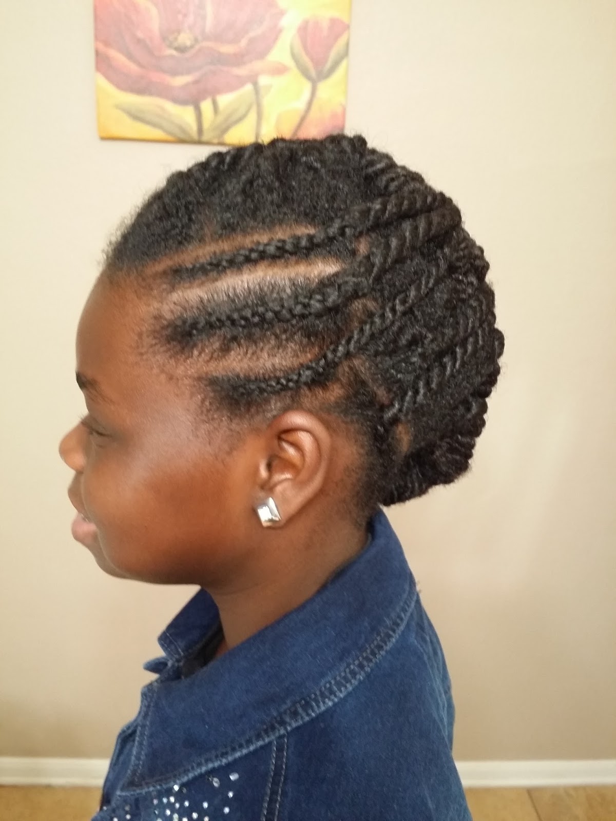 Discoveringnatural Twists And Side Cornrows Mohawk Natural Hair