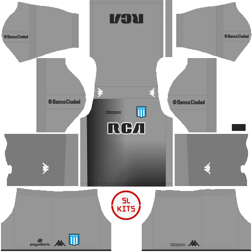 camiseta de racing 2019 para dream league soccer