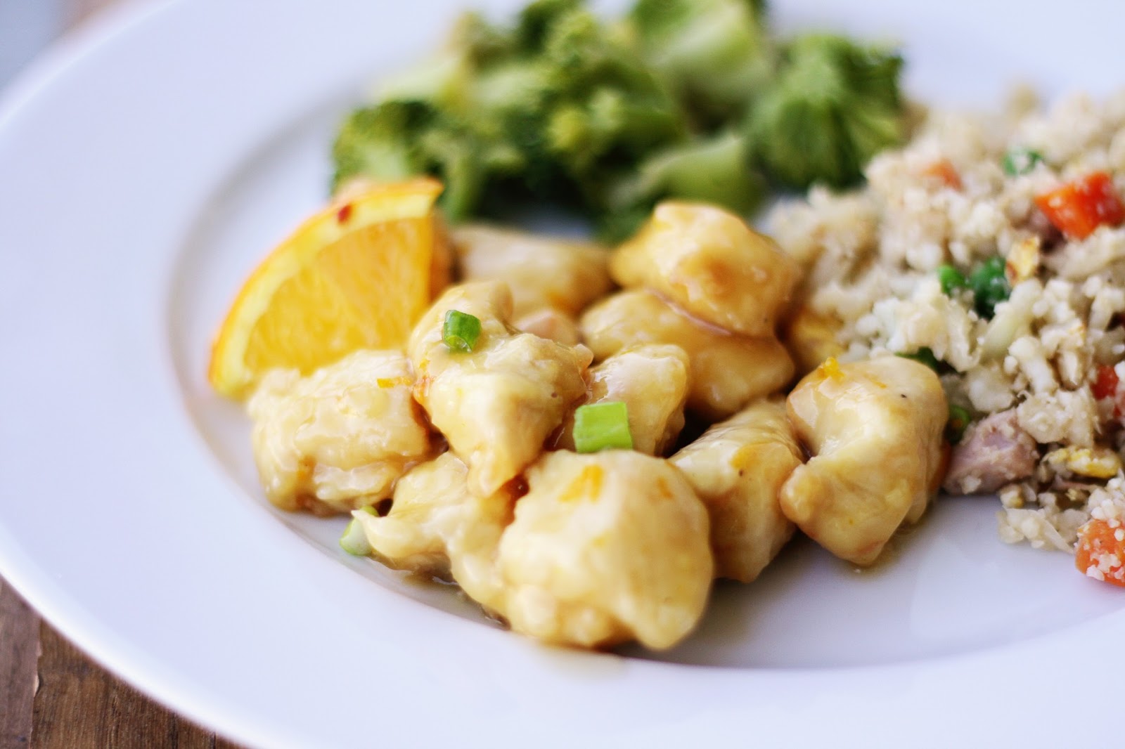 Naughty Carbs Orange Chicken (Low Carb/Low Fat)