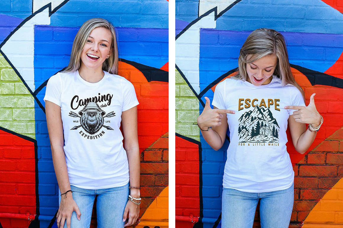 Women Urban T-Shirt Mockups Free 3 Women Urban T Shirt Mockups.